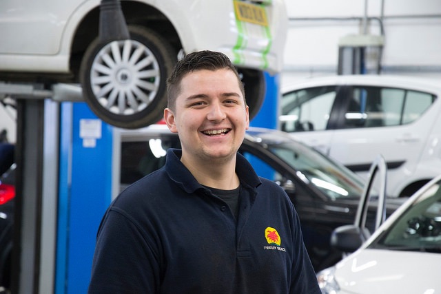 Pebley technician named Motor Vehicle Apprentice of the Year