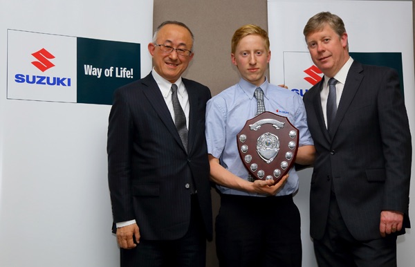 Pebley apprentice scoops top prize at Suzuki Skills Awards